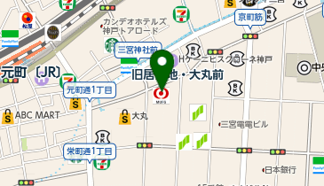 ロレックス サービスセンター 大丸神戸の地図画像