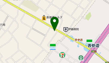 ロレックス ブティック 表参道の地図画像