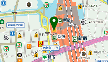 ロレックス ブティック京王新宿の地図画像