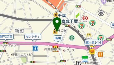 ロレックス ブティック そごう千葉の地図画像