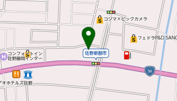 ロレックス TOMPKINS 佐野の地図画像
