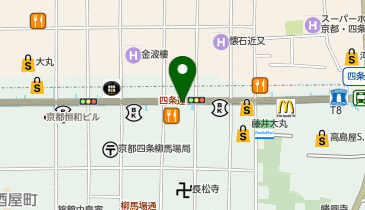 ロレックス ブティック 大丸京都の地図画像
