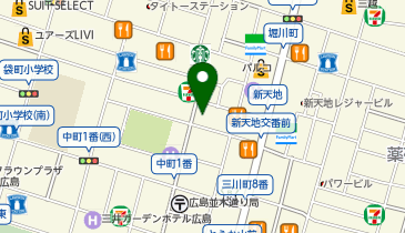 ロレックス ブティック 広島の地図画像