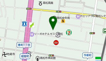 ロレックス ブティック 三越高松の地図画像