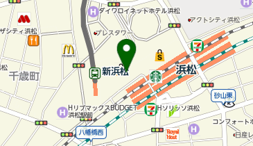 ロレックス ブティック 遠鉄の地図画像