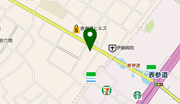 ロレックス ブティック表参道の地図画像