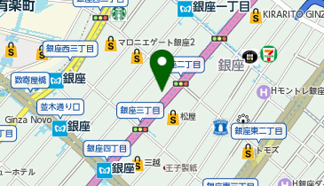 ロレックス ブティックレキシア 銀座本店の地図画像