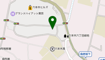 ロレックス ブティック六本木ヒルズの地図画像