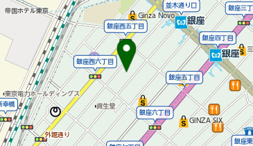 ロレックス ブティックレキシア 銀座並木通り店の地図画像