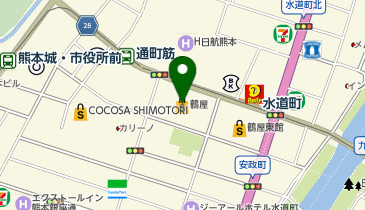 ロレックス ブティック 鶴屋の地図画像