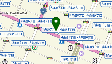 旭川店の地図画像