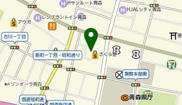 SUPER HAKKA さくら野百貨店青森店の地図画像