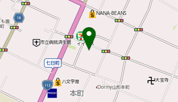 HAKKA 山形店の地図画像