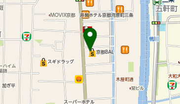 Madu Kyoto 京都店の地図画像