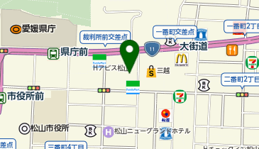 HAKKA PLACE 松山店の地図画像