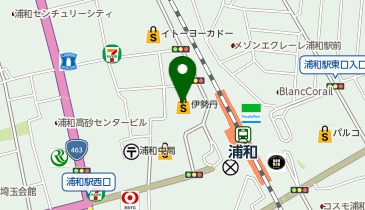 KEI Hayama PLUS 伊勢丹浦和店の地図画像