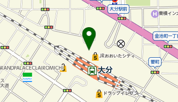Madu Oita 大分店の地図画像