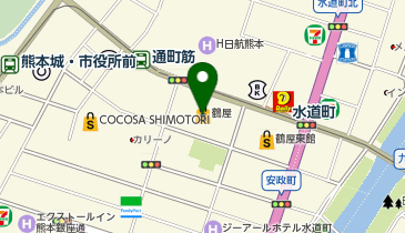 hakka kids 鶴屋百貨店の地図画像