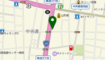 SUPER HAKKA 宮崎山形屋店の地図画像