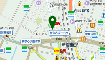 Dolly Teria 新宿1号店の地図画像