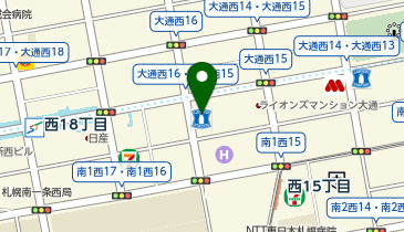 クリーニングエース 大通店の地図画像