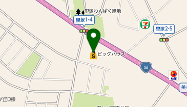 クリーニングエース ビックハウス里塚店の地図画像