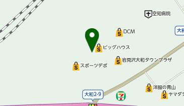 クリーニングエース ビッグハウス岩見沢店の地図画像