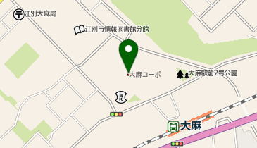 クリーニングエース ラルズ大麻駅前店の地図画像