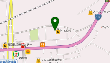 HIヒロセ スーパーコンボ三重店の地図画像