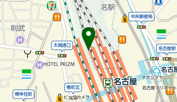たねや 名古屋高島屋店の地図画像