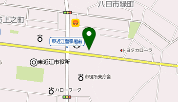 たねや 八日市の杜の地図画像