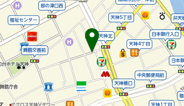 BUZZ福岡天神2ndの地図画像