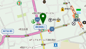 BUZZ浦和の地図画像