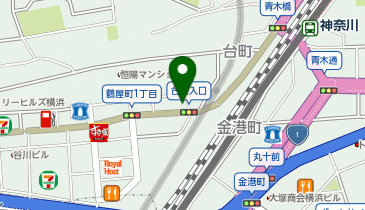 BUZZ横浜の地図画像
