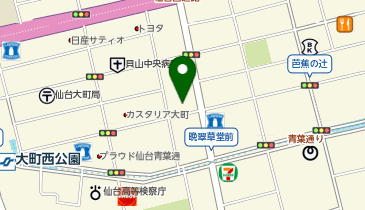 BUZZ仙台大町の地図画像