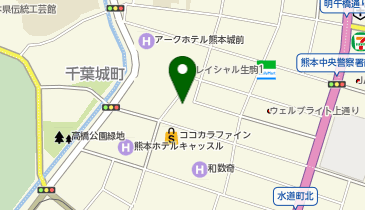 BUZZ熊本の地図画像