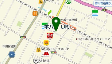 BUZZ本八幡の地図画像