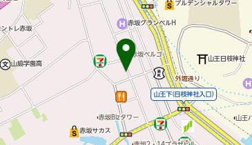 BUZZ LIVE 赤坂の地図画像
