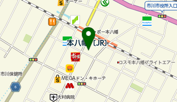 BUZZ本八幡2ndの地図画像