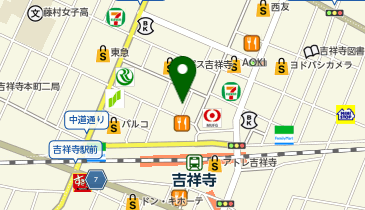 BUZZ吉祥寺の地図画像