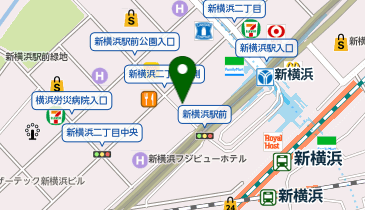 BUZZ新横浜の地図画像