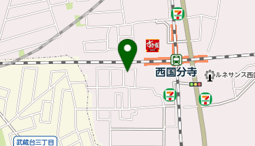 BUZZ西国分寺の地図画像