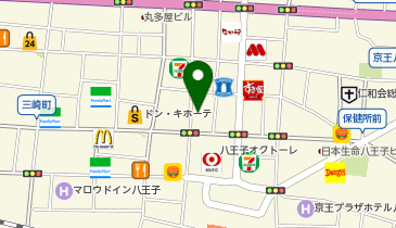 BUZZ八王子の地図画像