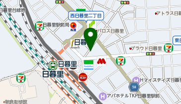 BUZZ日暮里の地図画像