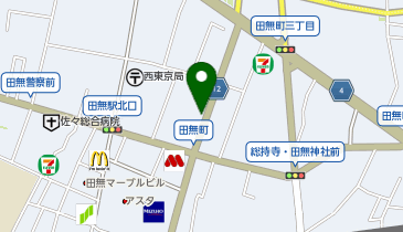 BUZZ田無の地図画像
