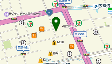 MAMMUT 仙台の地図画像