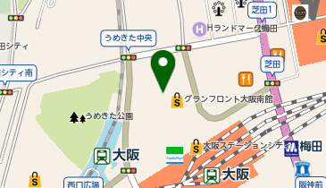 MAMMUT 大阪の地図画像