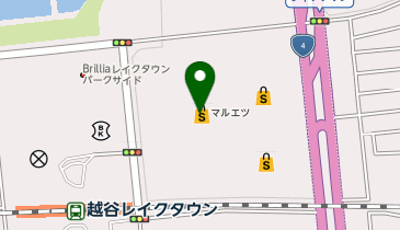 つじ田 イオンレイクタウンkaze店の地図画像
