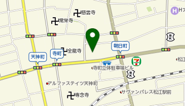新時代 島根松江店の地図画像