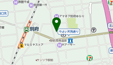 新時代 大分別府駅前店の地図画像